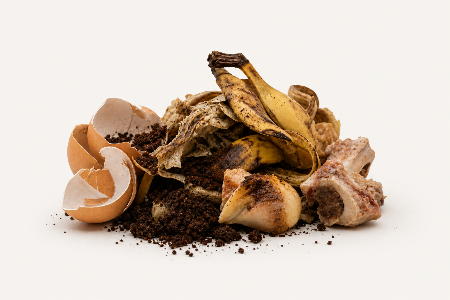 Mixed food residues